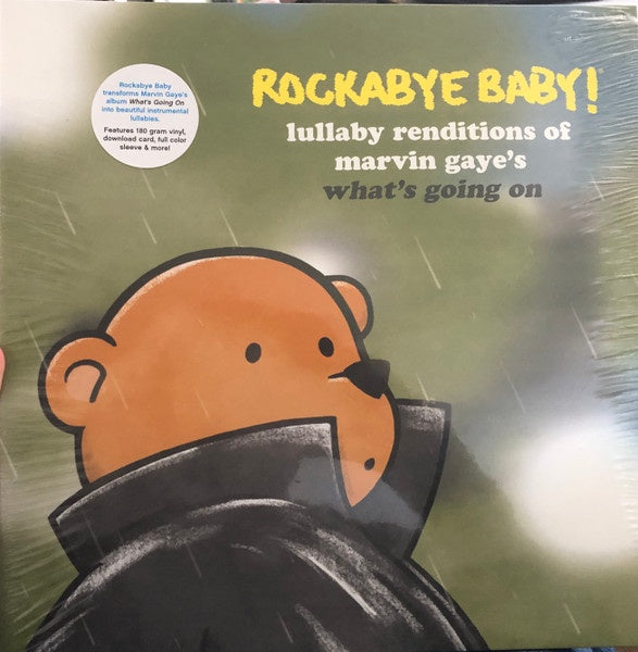 Andrew Bissell – Rockabye Baby! Lullaby Rendition Of Marvin Gaye's What's Going On - New LP Record Store Day 2022 RSD 180 gram Vinyl & Download - Children's / Lullaby / Soul