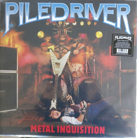 Piledriver – Metal Inquisition (1984) - New LP Record 2022 Shadow Kingdom Pilepuke Vinyl & Poster - Speed Metal / Thrash