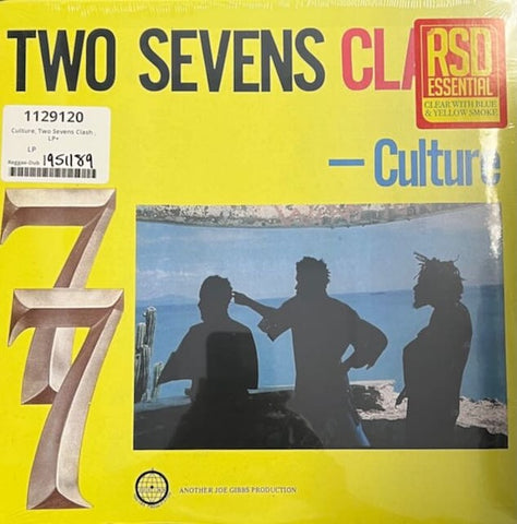 Culture – Two Sevens Clash (1977) - New LP Record 2022 USA 17 North Parade RSD Essential Clear With Blue & Yellow Smoke vinyl - Reggae