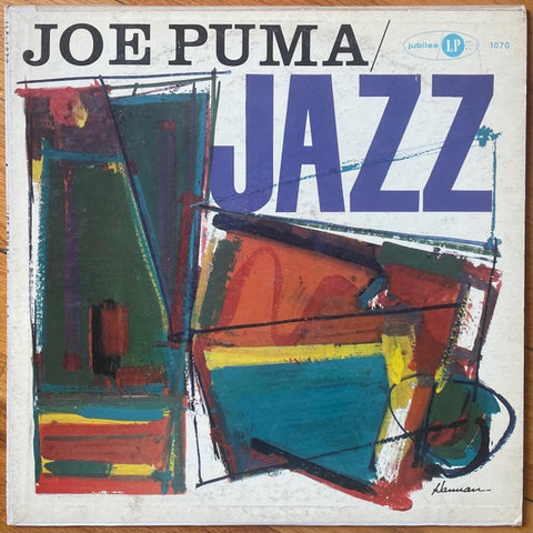Joe Puma ‎– Jazz - VG+ (VG- low grade cover) LP Record 1958 Jubilee USA Mono Promo Vinyl - Jazz