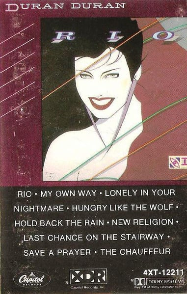 Duran Duran – Rio - Used Cassette 1982 Capitol Tape - Rock / Pop / New Wave