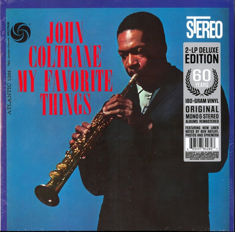 John Coltrane – My Favorite Things (1961) - New 2 LP Record Atlantic 180 gram Mono & Stereo Vinyl, Booklet & Poster - Jazz / Hard Bop / Modal