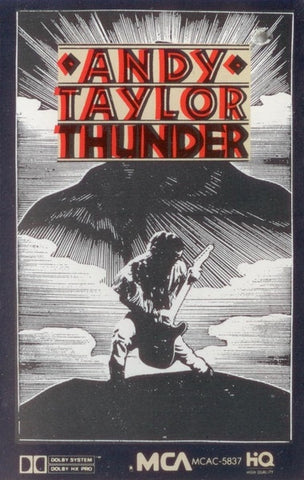 Andy Taylor – Thunder - Used Cassette 1987 MCA Tape - Pop Rock