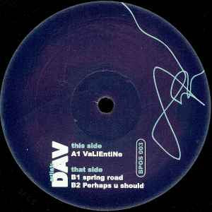 Dav – Valientine / Spring Road / Perhaps U Should - New 12" Single Record 2003 B+Positive Vinyl - Tech House