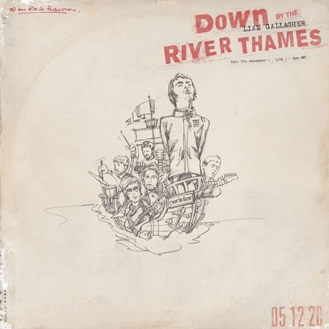 Liam Gallagher – Down By The River Thames - New 2 LP Record 2022 Warner UK Orange Vinyl - Alternative Rock / Britpop