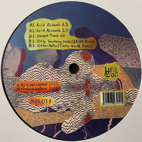 Anatolian Weapons – Selected Acid Tracks - New EP Record 2022 Byrd Out UK Vinyl - Electronic / Acid House / Techno / Downtempo