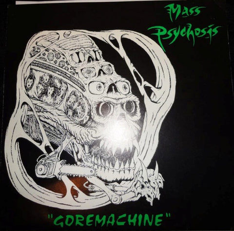 Mass Psychosis / Exterminance – Goremachine / Vomiting The Trinity - Mint- 7" Single Record 1993 KSB Productions USA Red Vinyl - Death Metal