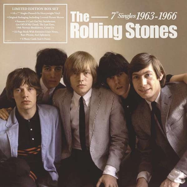 The Rolling Stones – The Rolling Stones Singles: Volume One 1963-1966 - New 18x 7" Record Box Set 2022 UMC Vinyl, Book, Poster & 5 Photo Cards - Classic Rock / Rock & Roll