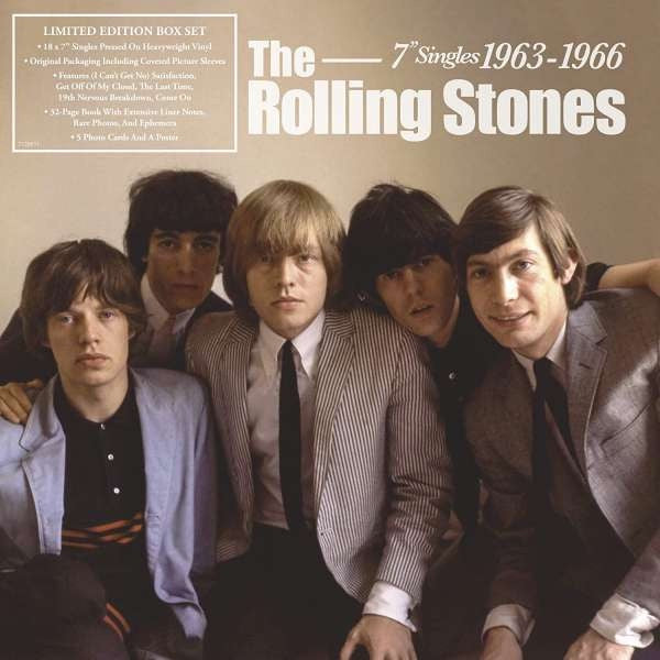 The Rolling Stones – The Rolling Stones Singles: Volume One 1963-1966 - New 18x 7" Record Box Set 2022 UMC Vinyl, Book, Poster & 5 Photo Cards - Classic Rock / Rock & Roll - Shuga Records