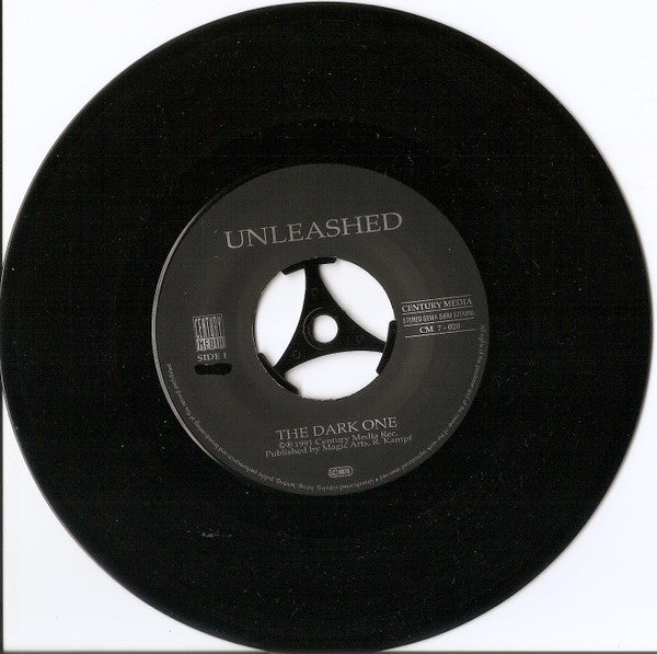 Unleashed – And The Laughter Has Died.... - Mint- 7" Single Record 1991 Century Media Germany Vinyl & Death Metal - Shuga Records