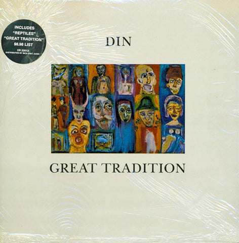 Din – Great Tradition - VG+ LP Record 1983 High Velocity USA Vinyl & Insert - Rock / New Wave/ Indie Rock