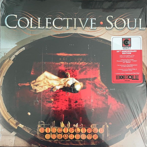 Collective Soul - Disciplined Breakdown (1997) - New LP Record Store Day 2022 Craft RSD Red Vinyl - Alternative Rock / Pop Rock - Shuga Records