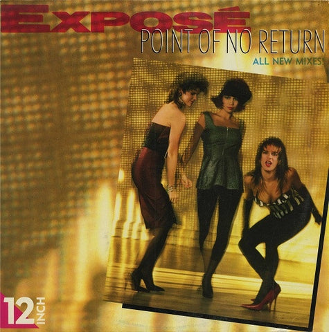 Exposé – Point Of No Return (All New Mixes!) - VG+ 12" Single Record 1987 Arista USA Vinyl - Synth-pop / Freestyle / Hi NRG