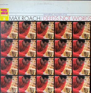 Max Roach ‎– Deeds, Not Words (1958) - VG+ LP Record 1968 Riverside USA Stereo Vinyl - Jazz / Hard Bop