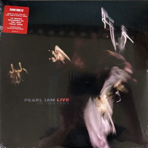 Pearl Jam - Live On Two Legs (1998) - New 2 LP Record Store Day 2022 Epic RSD Crystal Clear Vinyl - Grunge / Alternative Rock