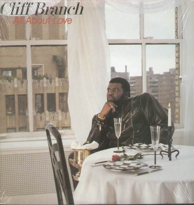 Cliff Branch ‎– All About Love - New Vinyl Record (1988) USA Original Press - Soul