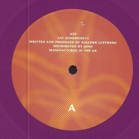 420 (Galcher Lustwerk)  – 420 - New 12" Single Record 2022 Lustwerk Music Purple Vinyl - Deep House