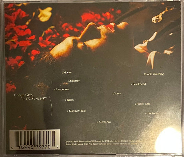 Autographed - Conan Gray - Superache - New Album CD 2022 Republic & Includes Signed Art Card - Indie Pop - Shuga Records