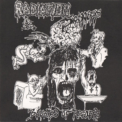 Radiation Sickness – Bounds Of Reality - Mint- 7" EP Record 1990 Putrefaction France Vinyl, Insert & Numbered - Thrash / Death Metal
