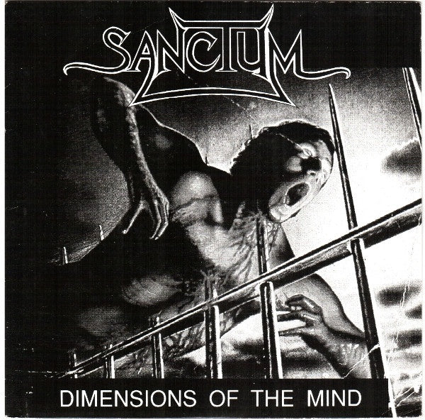 Sanctum – Dimensions Of The Mind - Mint- 7" Single Record 1992 Corpse Grinder France Vinyl & Insert - Thrash / Technical Death Metal