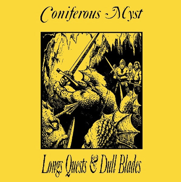 Coniferous Myst – Long Quests And Dull Blades - New LP Record 2022 Oaken Fog Shuga Records Exclusive Ivory Vinyl, Numbered - Electronic / Dungeon Synth / Dark Ambient