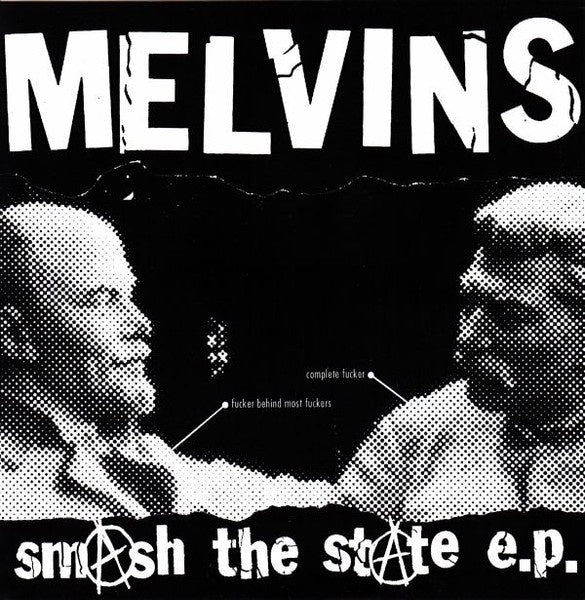 Melvins – Smash The State E.P. - Mint- 7" EP Record 2007 Amphetamine Reptile Vinyl & CD - Punk / Hardcore - Shuga Records