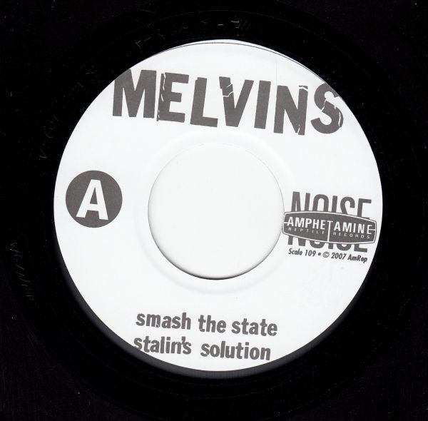 Melvins – Smash The State E.P. - Mint- 7" EP Record 2007 Amphetamine Reptile Vinyl & CD - Punk / Hardcore