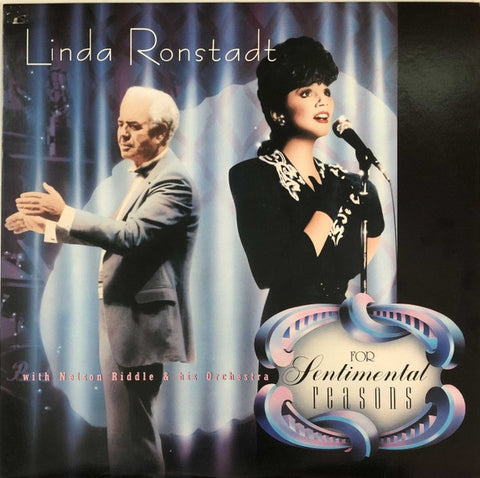 Linda Ronstadt With Nelson Riddle & His Orchestra – For Sentimental Reasons - New LP Record 1986 Asylum RCA Music Service USA Club Edition Vinyl - Jazz / Smooth Jazz