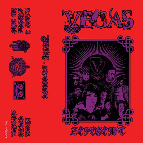 Vegas – Zeitgeist - New Cassette 2022 Tape House USA Purple Tape - Punk / Hardcore / Heavy Metal