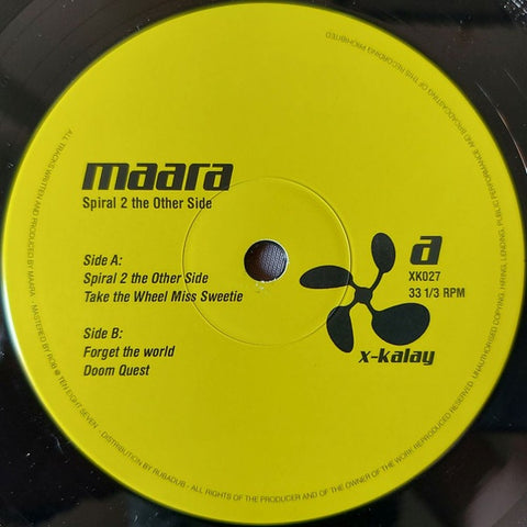 Maara – Spiral 2 The Other Side- New 12" Single Record 2022 X-Kalay UK Import Vinyl - Techno / Electro / Breakbeat