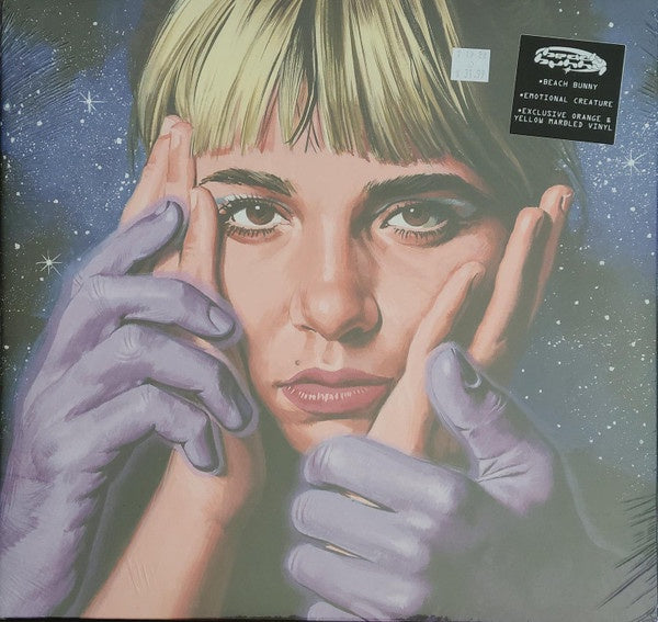 Beach Bunny - Emotional Creature - Mint- LP Record 2022 Mom + Pop Orange & Yellow Marbled REKU Edition Vinyl & Insert - Indie Rock / Emo - Shuga Records