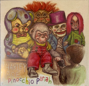 Harley Poe – Pinocchio Pariah - New 10" EP Record 2022 Say-10 Vinyl - Folk Punk / Horror Punk - Shuga Records