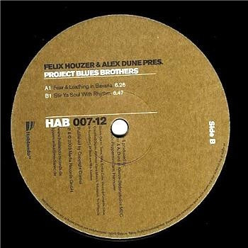 Project Blues Brothers – Fear & Loathing In Bavaria - New 12" Single Record 2003 Hablando Germany Vinyl - Tech House