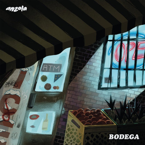 Anzola – Bodega - Mint- EP Record 2022 URBNET Blue Vinyl - Hip Hop