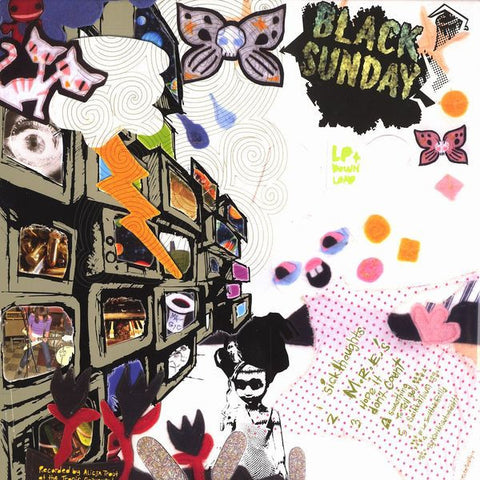 Black Sunday / Le Jonathan Reilly - Untitled Split LP - New Lp Record 2007 USA Grey Marbled Vinyl  - Chicago Garage Rock / Indie Rock