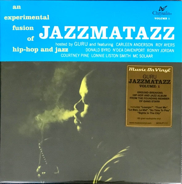 Guru – Jazzmatazz (Volume 1) (1993) - New LP Record 2022 Music on Vinyl  180 gram Vinyl - Hip Hop / Jazzy Hip-Hop