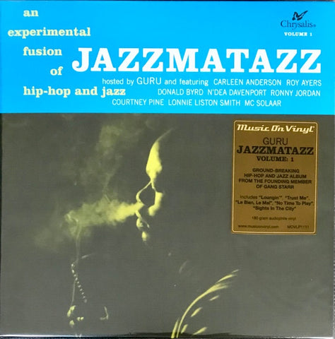 Guru – Jazzmatazz (Volume 1) (1993) - New LP Record 2022 Music on Vinyl  180 gram Vinyl - Hip Hop / Jazzy Hip-Hop