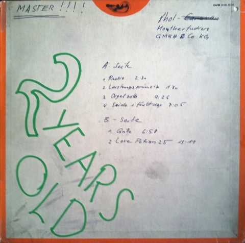 Xhol – Motherfuckers GmbH & Co KG - Mint- LP Record 1972 Ohr Germany Vinyl - Krautrock / Experimental / Fusion