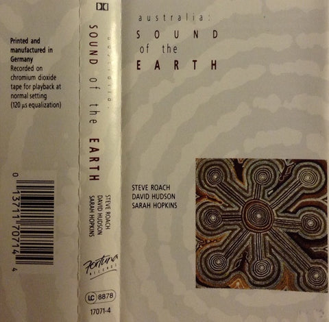 Steve Roach / David Hudson / Sarah Hopkins – Australia: Sound Of The Earth - Used Cassette 1990 Fortuna Tape - Tribal / Ambient / New Age