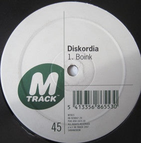 Diskordia – Hobra / Boink - New 12" Single Record 1997 M-Track Netherlands Vinyl - Techno