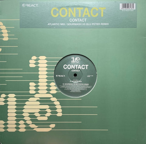 Contact – Contact - New 12" Single Record 2001 React UK Vinyl - Tech House