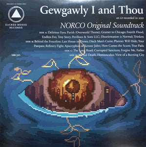 Gewgawly I And Thou – Norco Original Soundtrack - New LP Record 2022 Sacred Bones Red Vinyl - Video Game Music / Metal / Doom