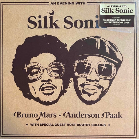 Silk Sonic – An Evening With Silk Sonic - Mint- LP Record 2022 Atlantic Aftermath Vinyl - R&B / Funk / Hip Hop