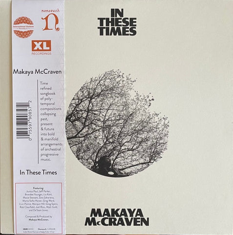 Makaya McCraven - In These Times - Mint- LP Record 2022 International Anthem Nonesuch Ivory Vinyl - Chicago Jazz