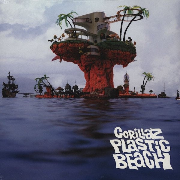 Gorillaz ‎– Plastic Beach - VG+ 2 LP Record 2010 Parlophone 180 gram Vinyl - Synth-pop / Hip Hop / Trip Hop - Shuga Records