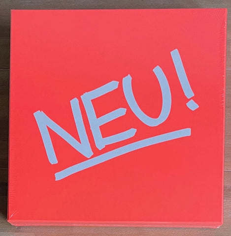 Neu! – 50! - New 5 LP Box Set 2022 Grönland Europe Import Vinyl, Stencil & Picturebook- Krautrock / Experimental / Electronic