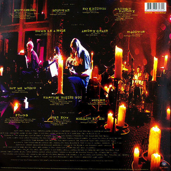 Alice In Chains ‎– MTV Unplugged (1996) - New 2 Lp Record 2010 Sony CBS Music On Vinyl ‎Europe Import 180 gram Vinyl - Alternative Rock / Grunge / Acoustic - Shuga Records