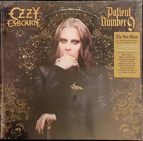 Ozzy Osbourne – Patient Number 9 - New 2 LP Record 2022 Epic Target Exclusive Transparent Red & Black Marbled Vinyl - Hard Rock / Heavy Metal