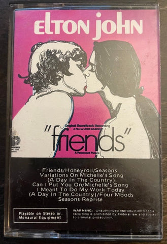 Elton John – Friends (1971)  - Used Cassette Pickwick Tape - Soundtrack / Pop / Rock