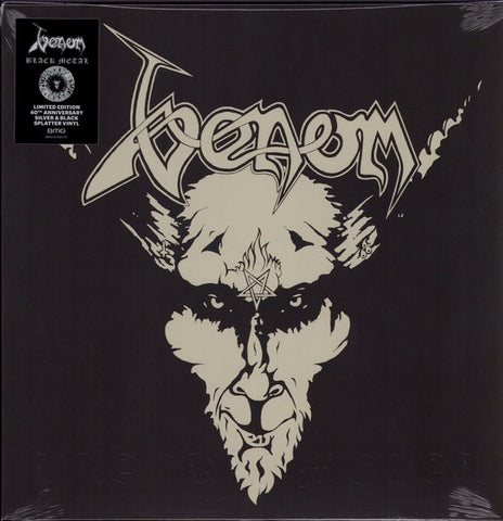 Venom - Black Metal (1982) - New LP Record 2022 BMG Anniversary Silver & Black Splatter Vinyl - Black Metal / Speed Metal